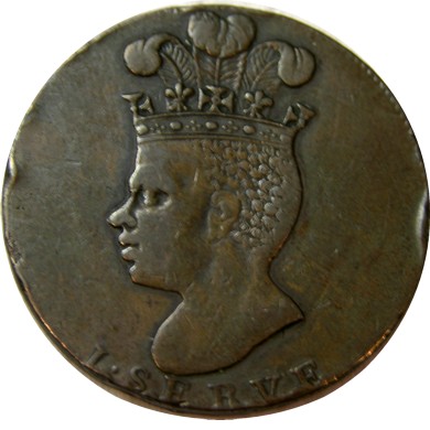 elf Barbados Penny 1788 Pineapple