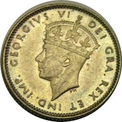 elf Canada Newfoundland 10 Cents 1943 C  World War II