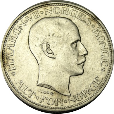 elf Norway 50 Ore 1909   Silver