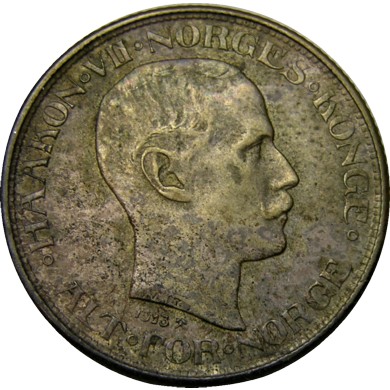 elf Norway 50 Ore 1913   Silver