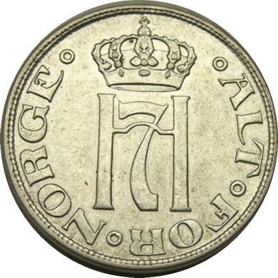 elf Norway 10 Ore 1915 Silver  World War I