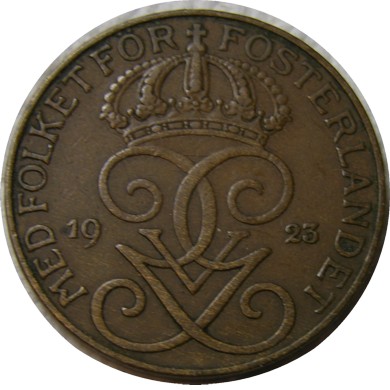 elf Sweden 5 Ore 1923