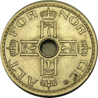 elf Norway 50 Ore 1927  Haakon VII