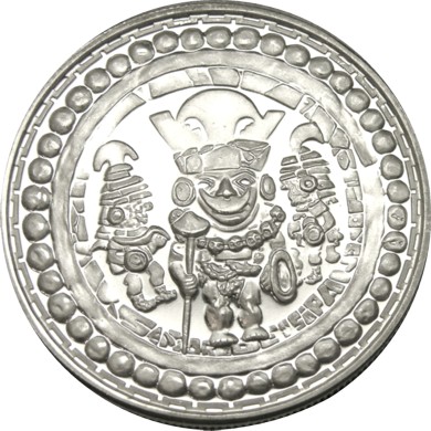 elf Peru 1 Nuevo Sol 1994 Silver Proof  Artifacts